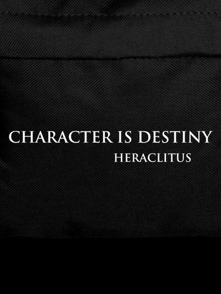 Heraclitus Quote Artistic Typography