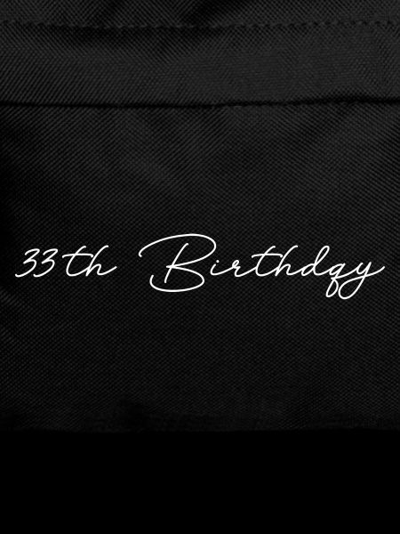 33e anniversaire
