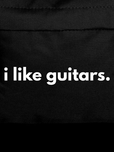 I Like Guitars Funny Guitar Lover