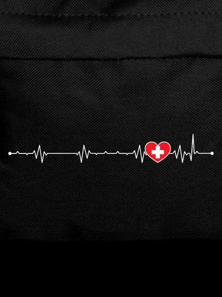 Heartbeat Cross Illustration