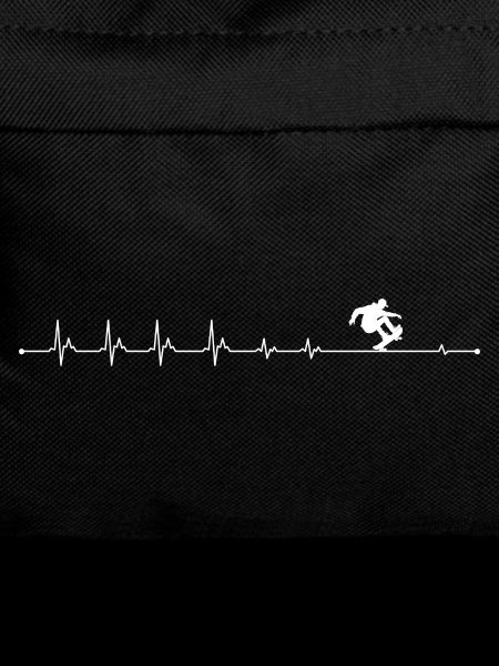 Heartbeat Line with Tiny Heart