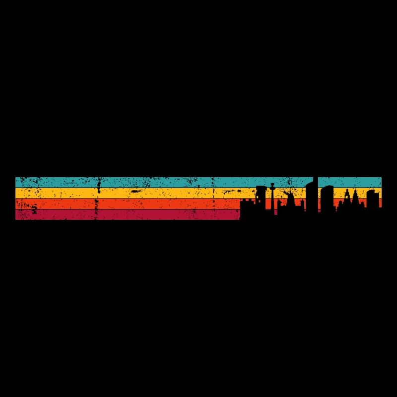Liverpool Skyline Retro