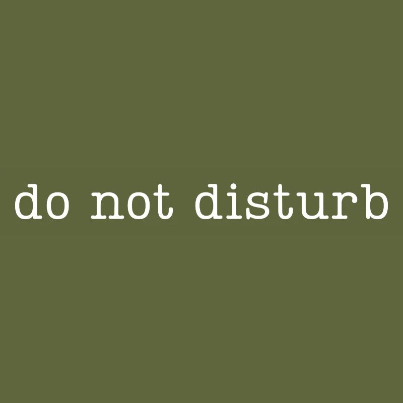 do not disturb