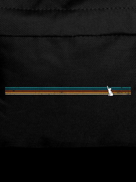 Striped Rabbit Silhouette
