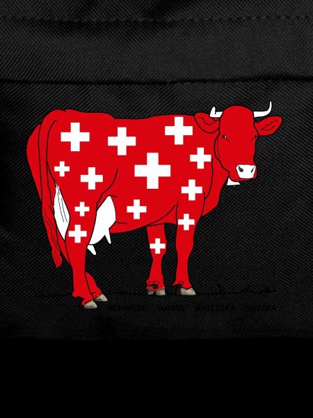 Switzerland, cow, confederation, cross