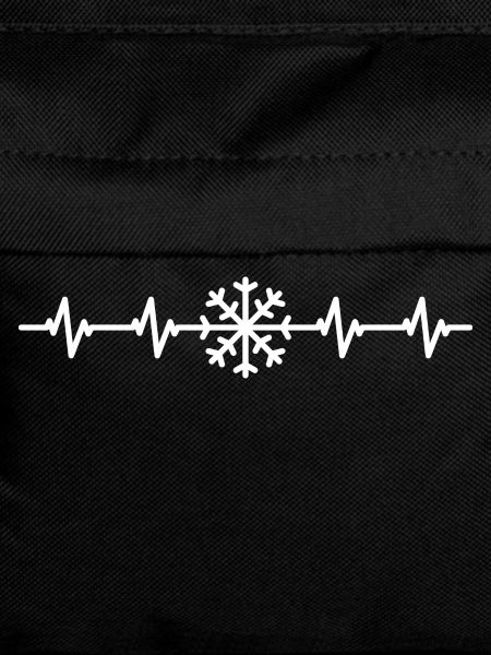 Heartbeat - snowflake - winter