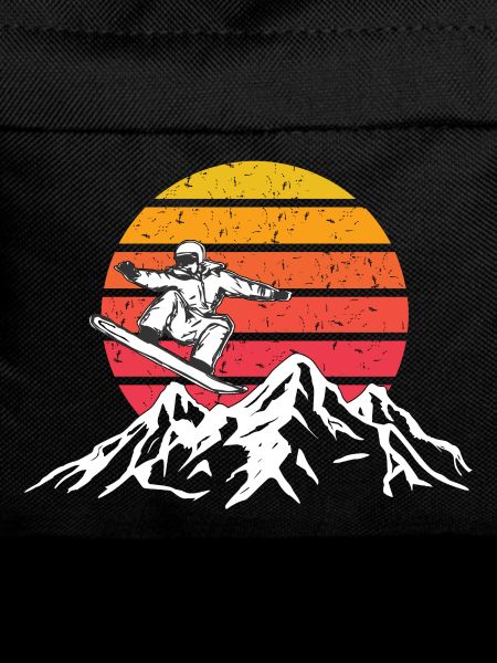 Snowboard mountains winter sun