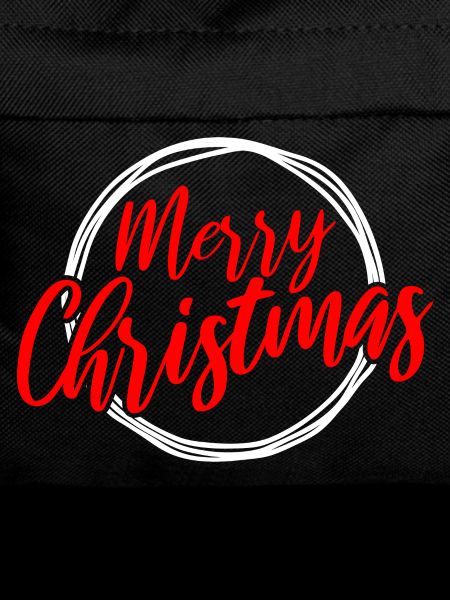 Frohe Weihnachten Script Circle