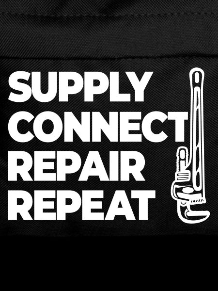 Supplying, connecting, repairing, plumbing