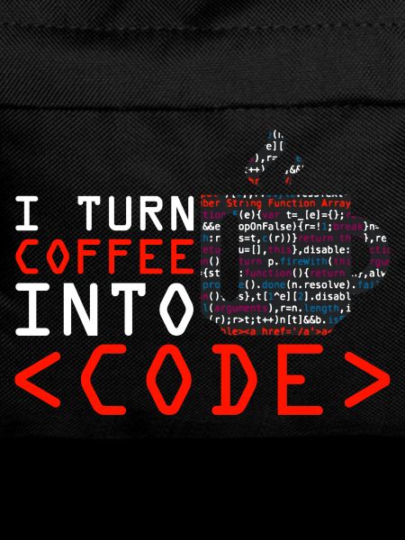 Aus Kaffee Code generieren Programmierer
