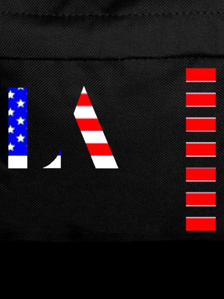 Flag Pattern with American Symbols