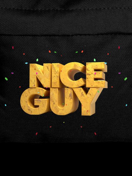 Nice Guy – Monumentale Sandstein-Buchstaben & Konf