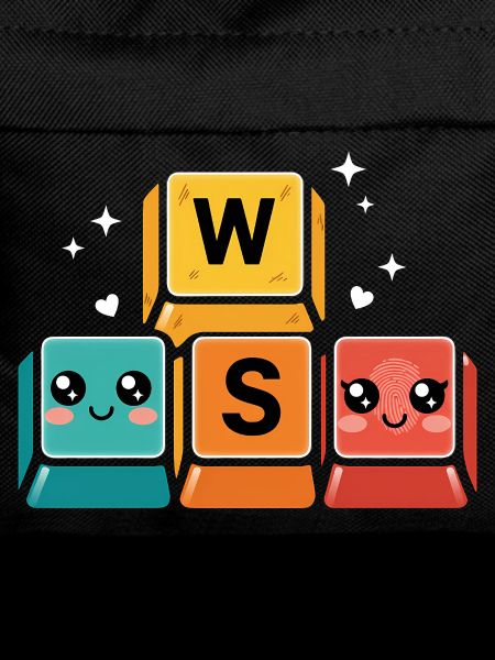 WASD Keys Funny Gamer Gift