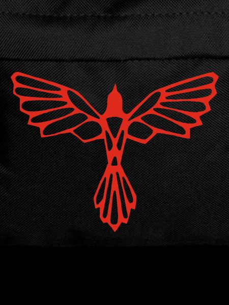 The flight of the red bird