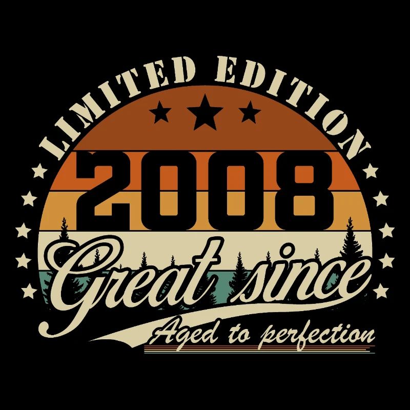 2008 Vintage Retro Birthday Gift