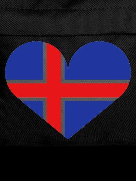 Icelandic heart-shaped flag