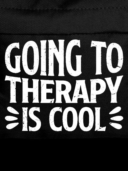 going to therapy is cool
