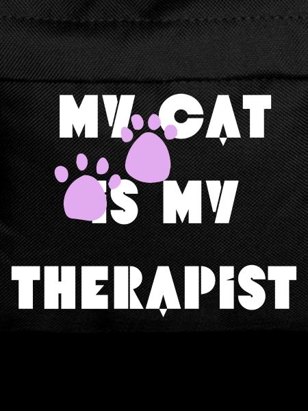 My cat is my therapist 
