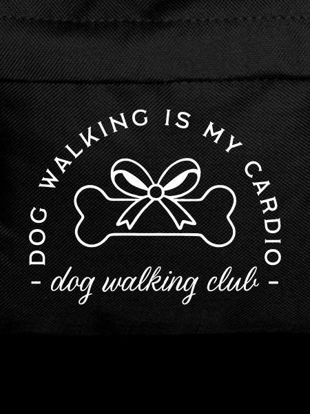 Dog walking club funny walker