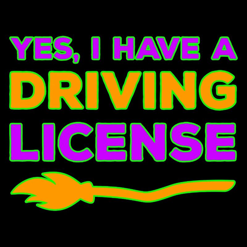 Ja, ich habe einen Hexenbesen Führerschein