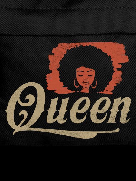 Queen Afro Silhouette