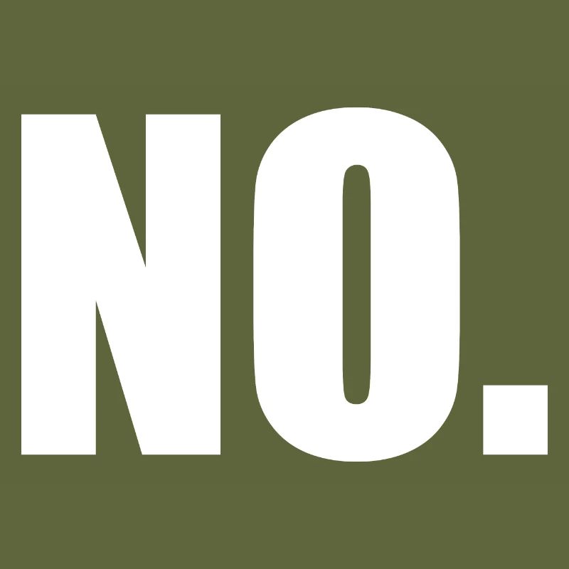 No
