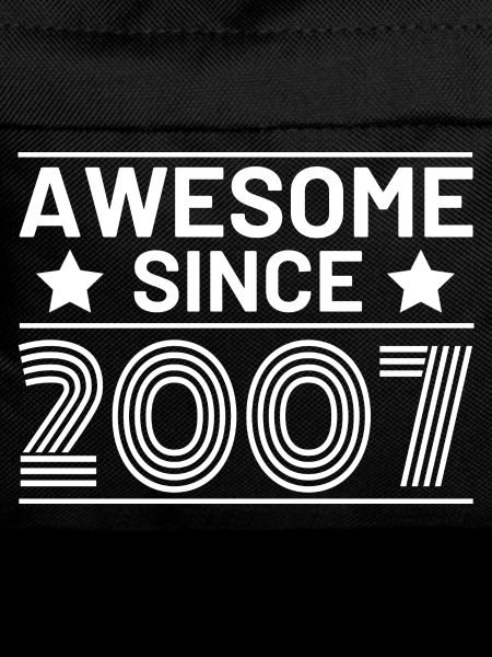 Birthday Retro Awesome since 2007