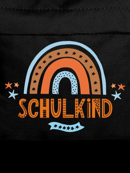 Schulkind Boho Retro Regenbogen