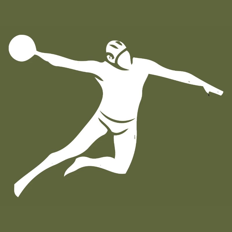 Lancer de puissance de water-polo