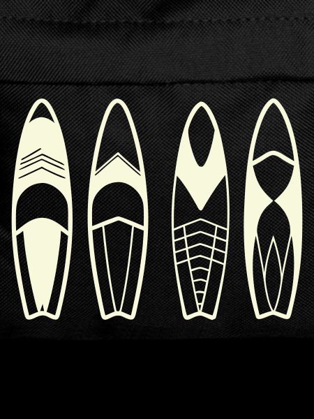 Minimalistische abstrakte Surfbretter