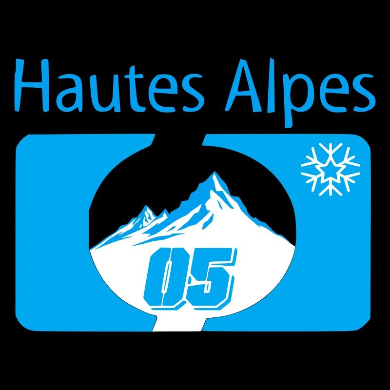 Mountains and Snowflakes Winter High Alps
