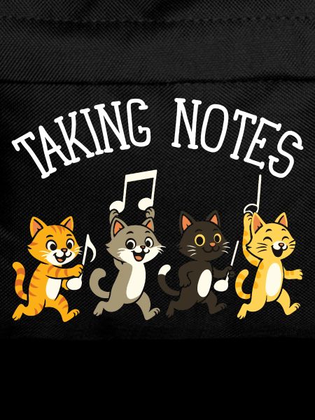 Cat Musical Notes Humor Music