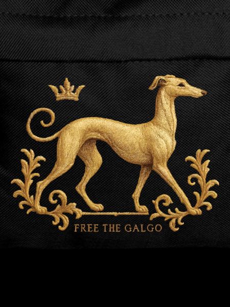 Free the Galgo - Embroidery Nr01