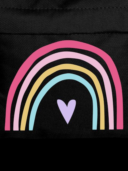 Rainbow pastel pink purple