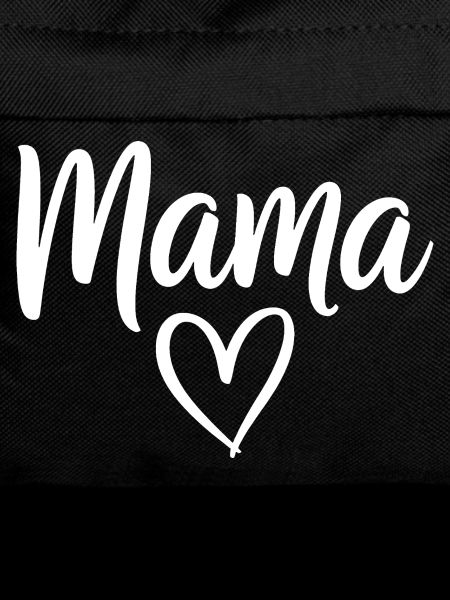Mama Heart Script Logo
