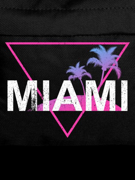 Miami Neon Palm Trees Retro