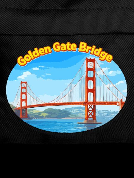 Golden Gate Bridge Illustration