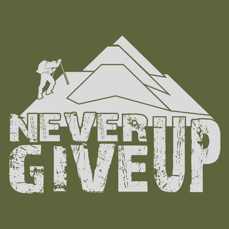 CLIMBING NEVER GIVE UP