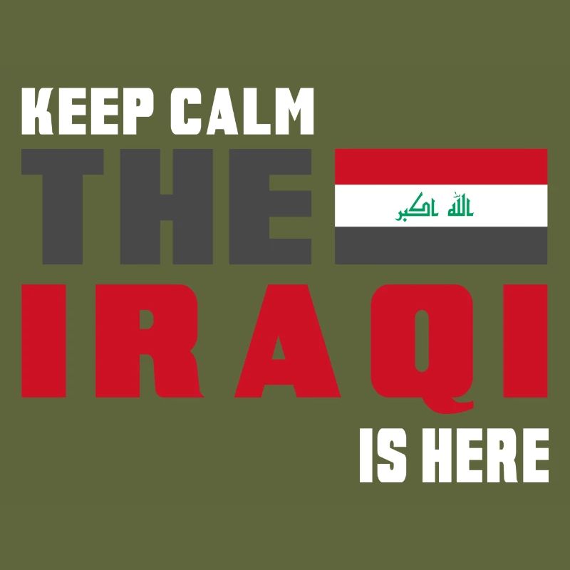 Drapeau Irak Keep Calm