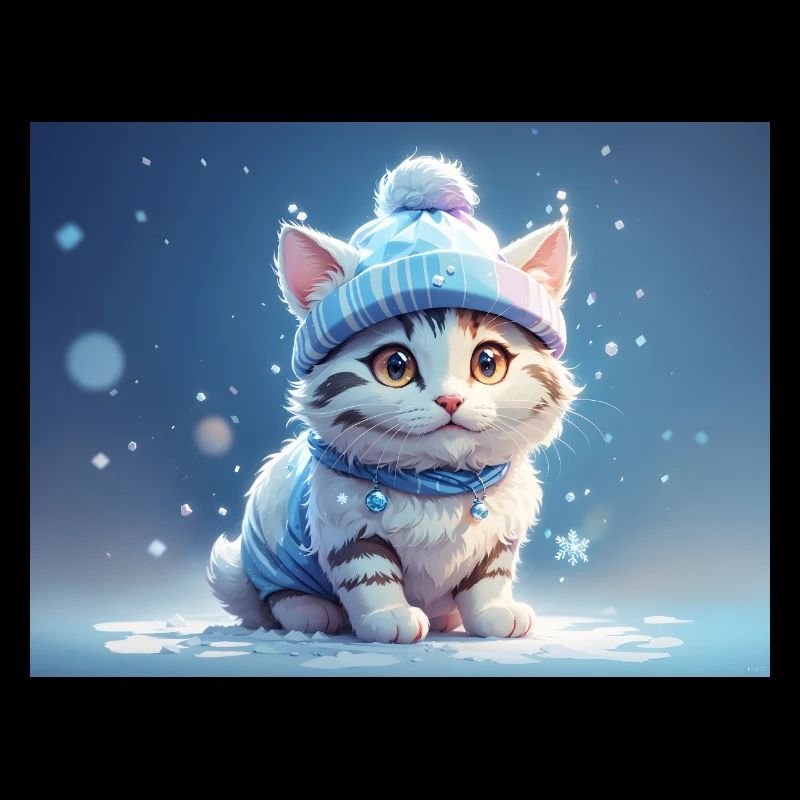 Katze mit Hut