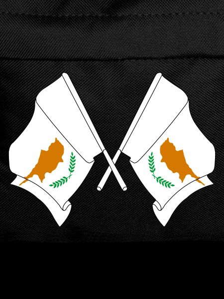 Zwei Flaggen Zypern