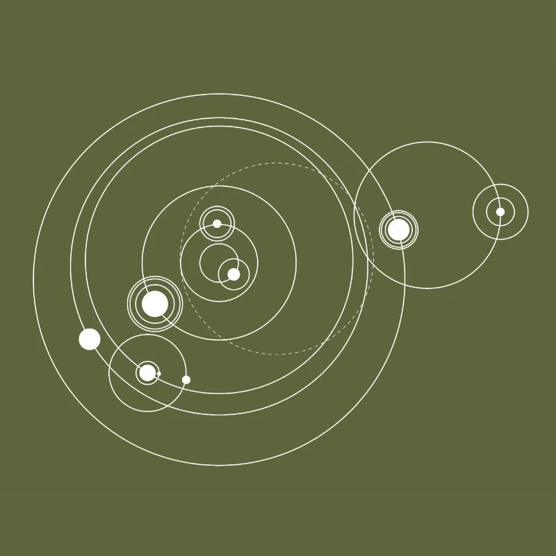 Solar system only (white)