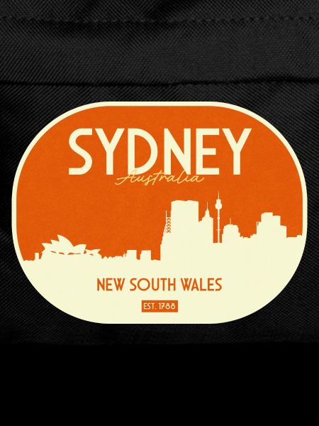 Sydney Skyline Retro Badge