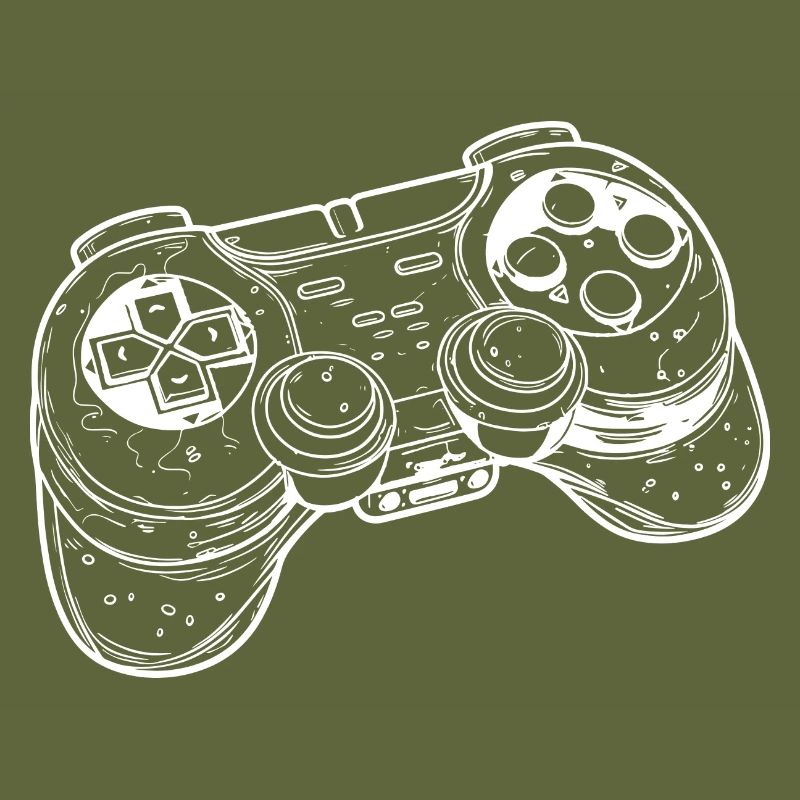 Video Game Controller Drawing