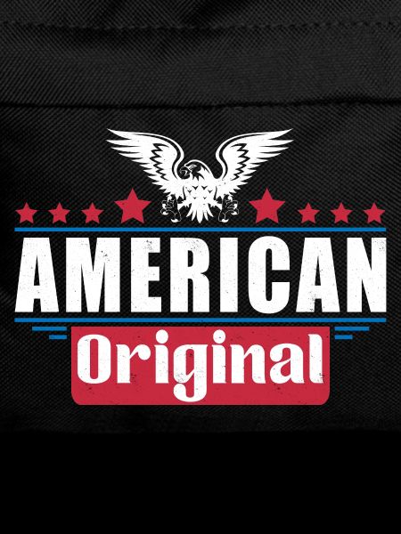 Patriotic Eagle American Flag Design
