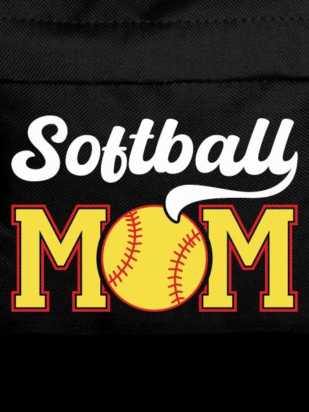 Softball Mom Pride Graphic