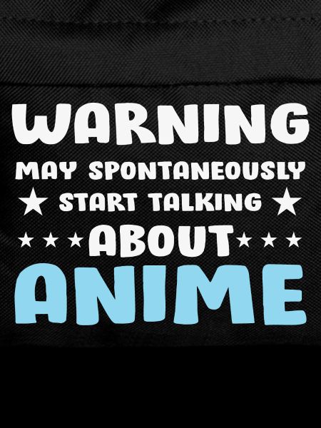 Anime Conversation Warning Saying Shirt