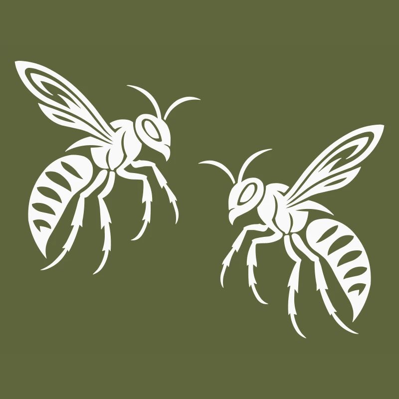Biene Wespe