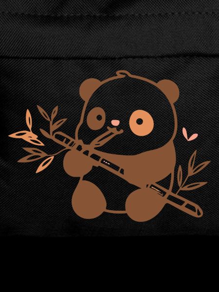 Cuddly Panda with Bamboo