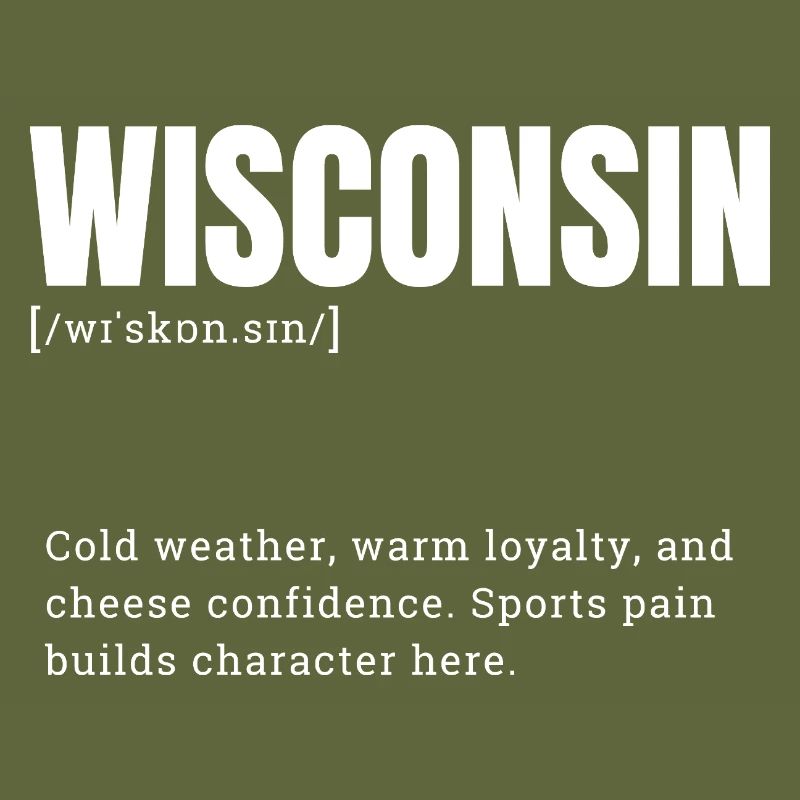Wisconsin block font style